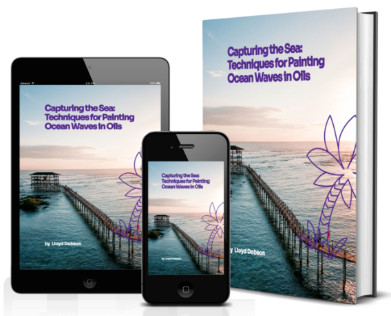 "Capturing the Sea: Techniques for Painting Ocean Waves in Oil" book written by Lloyd C Dobson author and artist