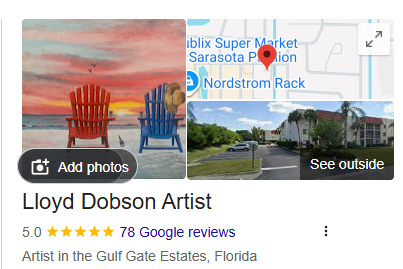 5 Star reviews for Lloyd Dobson Artist